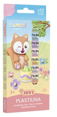Muovailuvaha Kawaii 15g, 10 väri