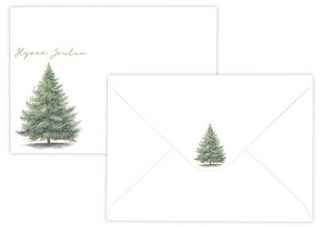 7691_Foliokirjekuori_C6_Joulukuusi_kulta_valkoinen_10kpl_jpg