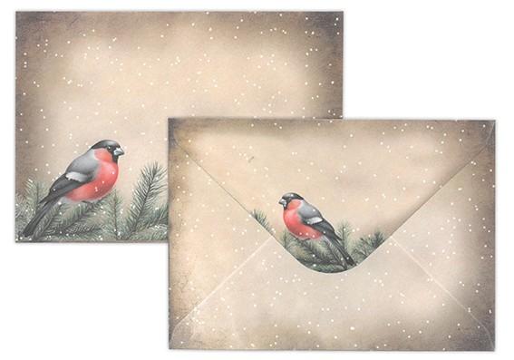 7714_Kirjekuori_C6_Punatulkku_vintage_10kpl_jpg