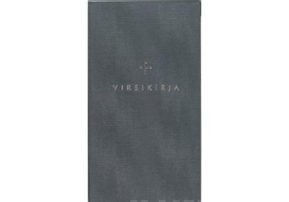 Kirkkovirsikirja_tummanharmaa__kovakantinen