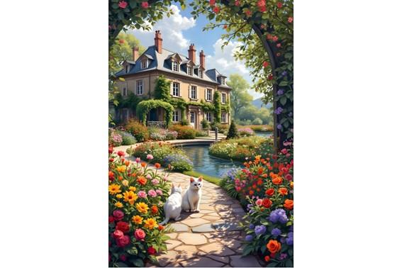 Alipson_Puzzle_F_50263_The_Cottage_s_Flowering_Arch_Mokki_ja_kukkiva_holvi_jpg