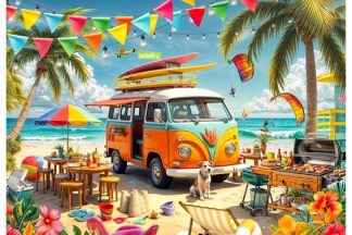 Bluebird_Puzzle_F_91043_Camping_Van_at_the_Beach_Retkeilyauto_rannalla_jpg
