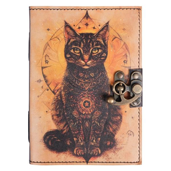 CAT_UV_Nahkakantinen_muistikirja_tummanruskea_kissa_4799999999999
