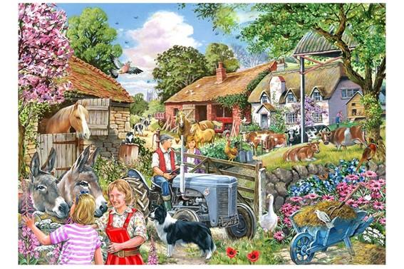 House_Of_Puzzles_HP0596_XXL_Pieces_At_The_Farm_Gate_XXL_palat_Maalaistalon_portilla_jpg